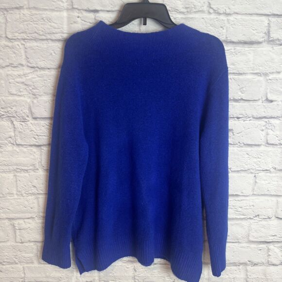 Calvin Klein Women’s Casual Everyday  Blue V-Neck Sweater Size Large - Picture 5 of 7